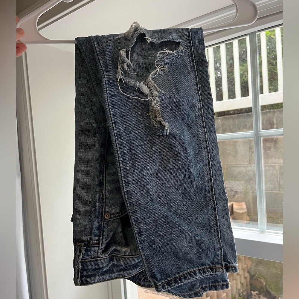 American Eagle Boyfriend Style Ripped Jeans